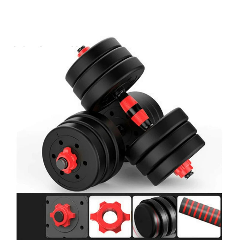 Adjustable 2-in-1 Dumbbell Fitness Set