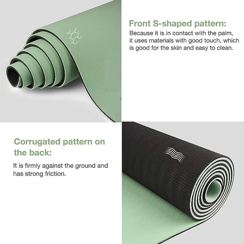 Non-Slip Thick Fitness Mat 6mm