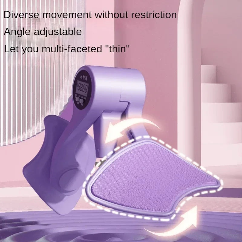 Digital Counter Hip Trainer Adjustable Leg Exerciser