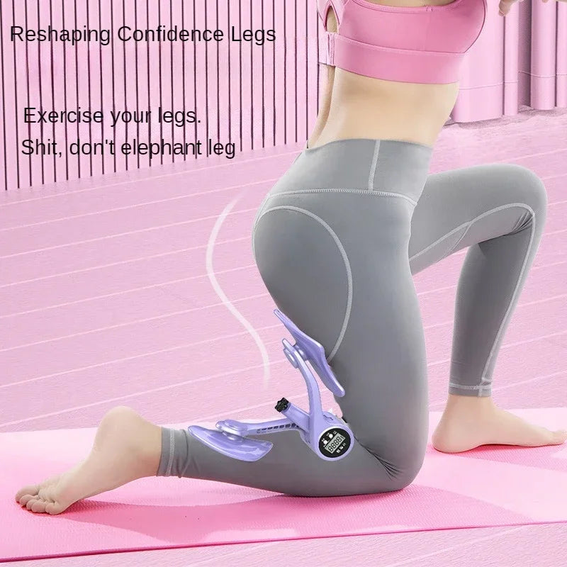Digital Counter Hip Trainer Adjustable Leg Exerciser