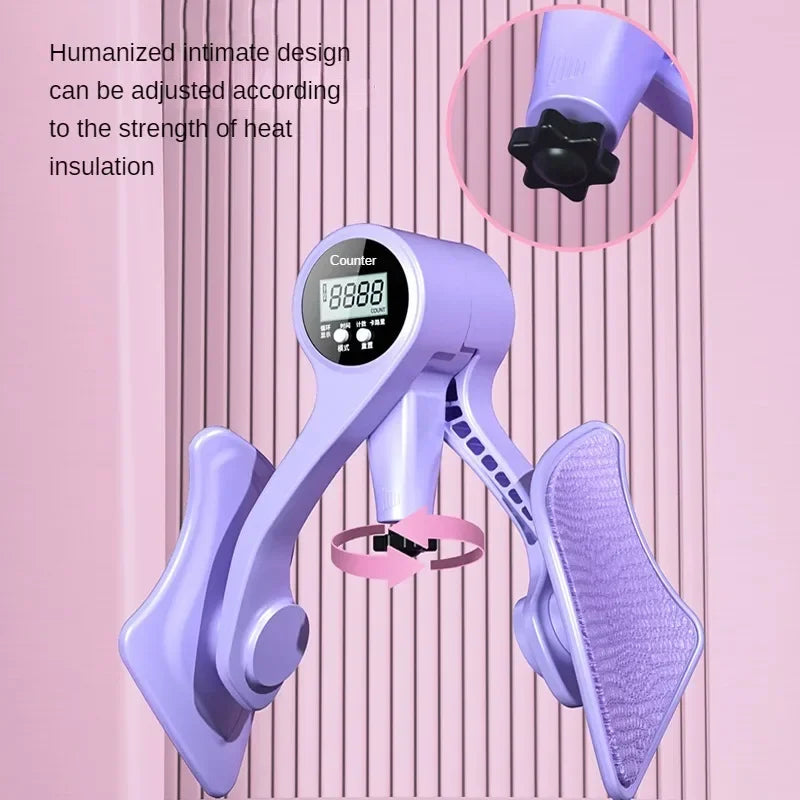Digital Counter Hip Trainer Adjustable Leg Exerciser