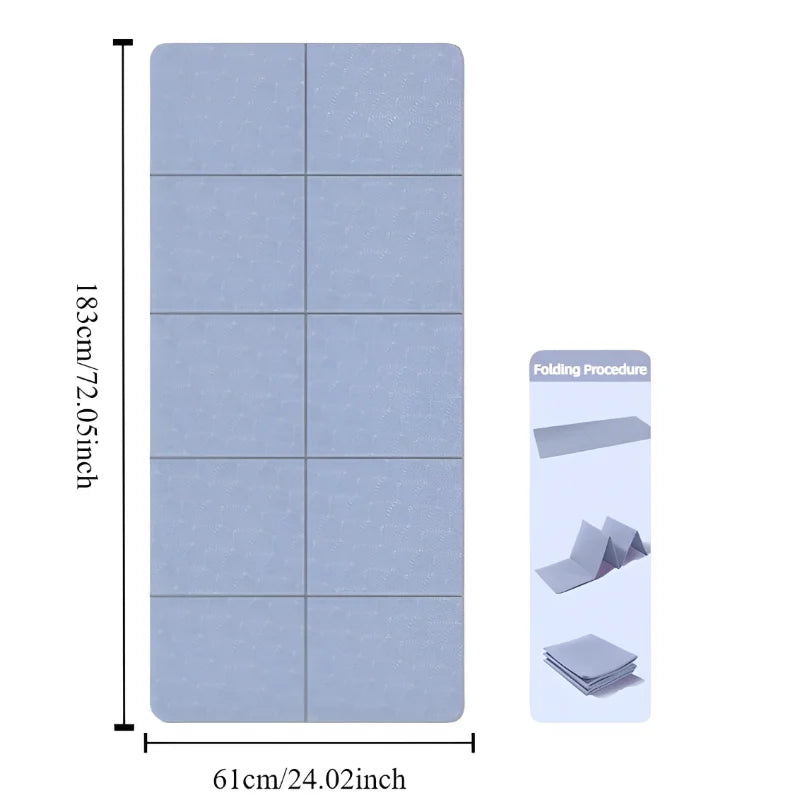 Foldable Non-Slip Yoga Mat