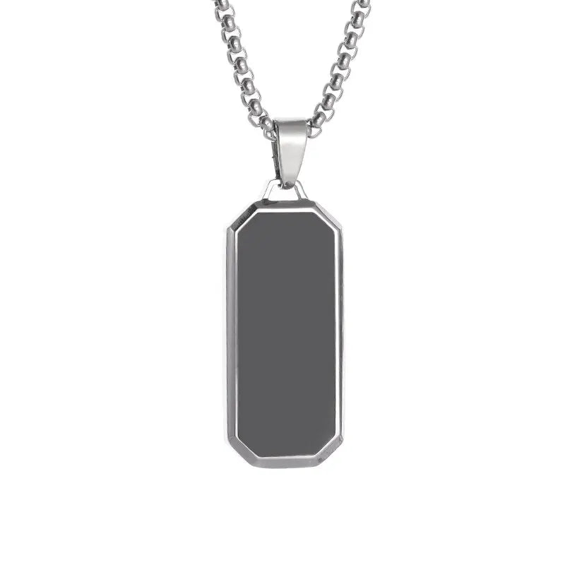 Stylish Dumbbell Pendant Necklace