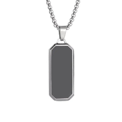 Stylish Dumbbell Pendant Necklace