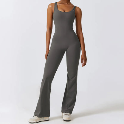 Yoga Bodysuit Training Jumpsuit Stretch Fitness Sportswear