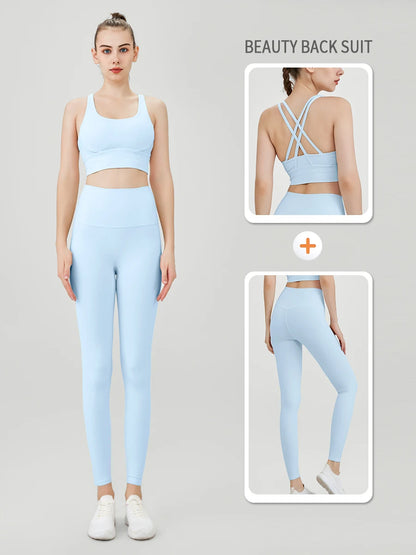 Women’s Yoga Set with Sports Bra