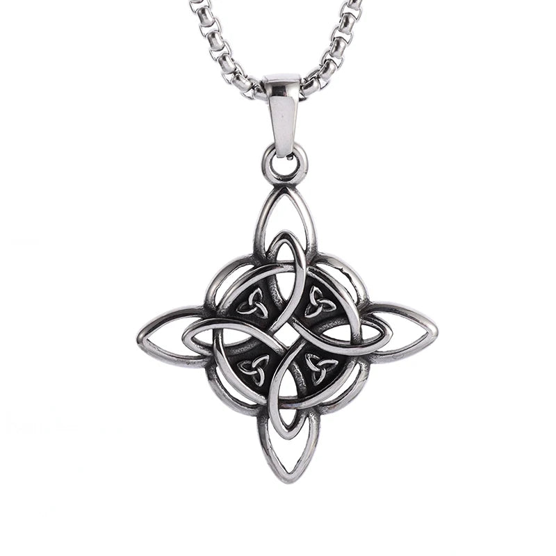 Stylish Dumbbell Pendant Necklace