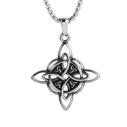 Stylish Dumbbell Pendant Necklace