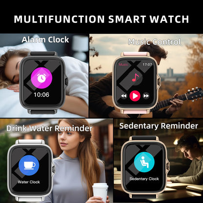 1.83'' Waterproof Smartwatch with Sleep Monitoring
