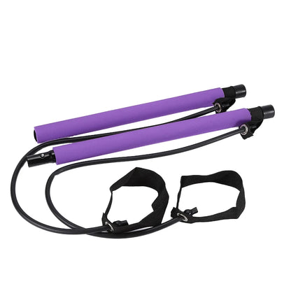 Portable Pilates Bar with Resistance Bands