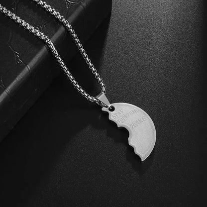 Barbell Dumbbell Pendant Necklace