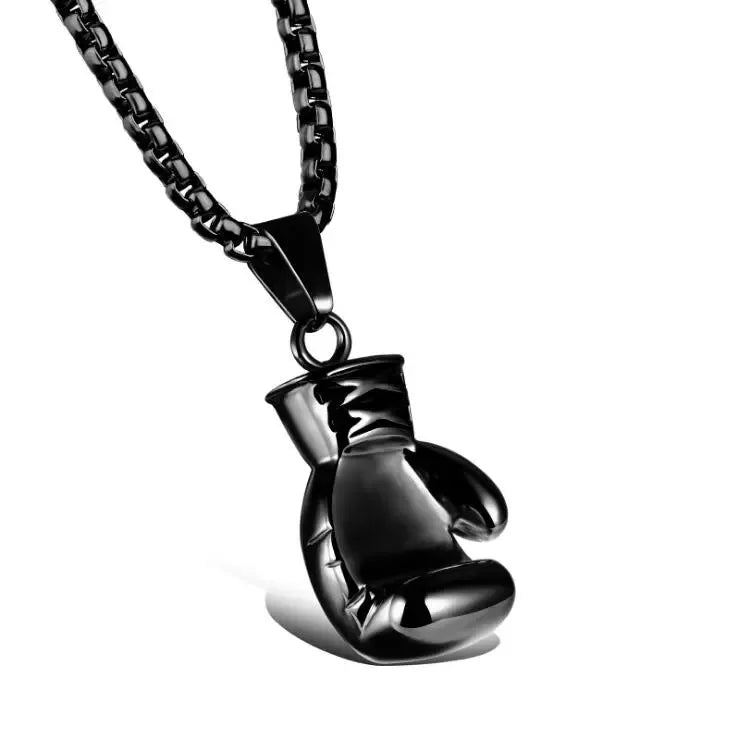 Dumbbell Barbell Pendant Necklace