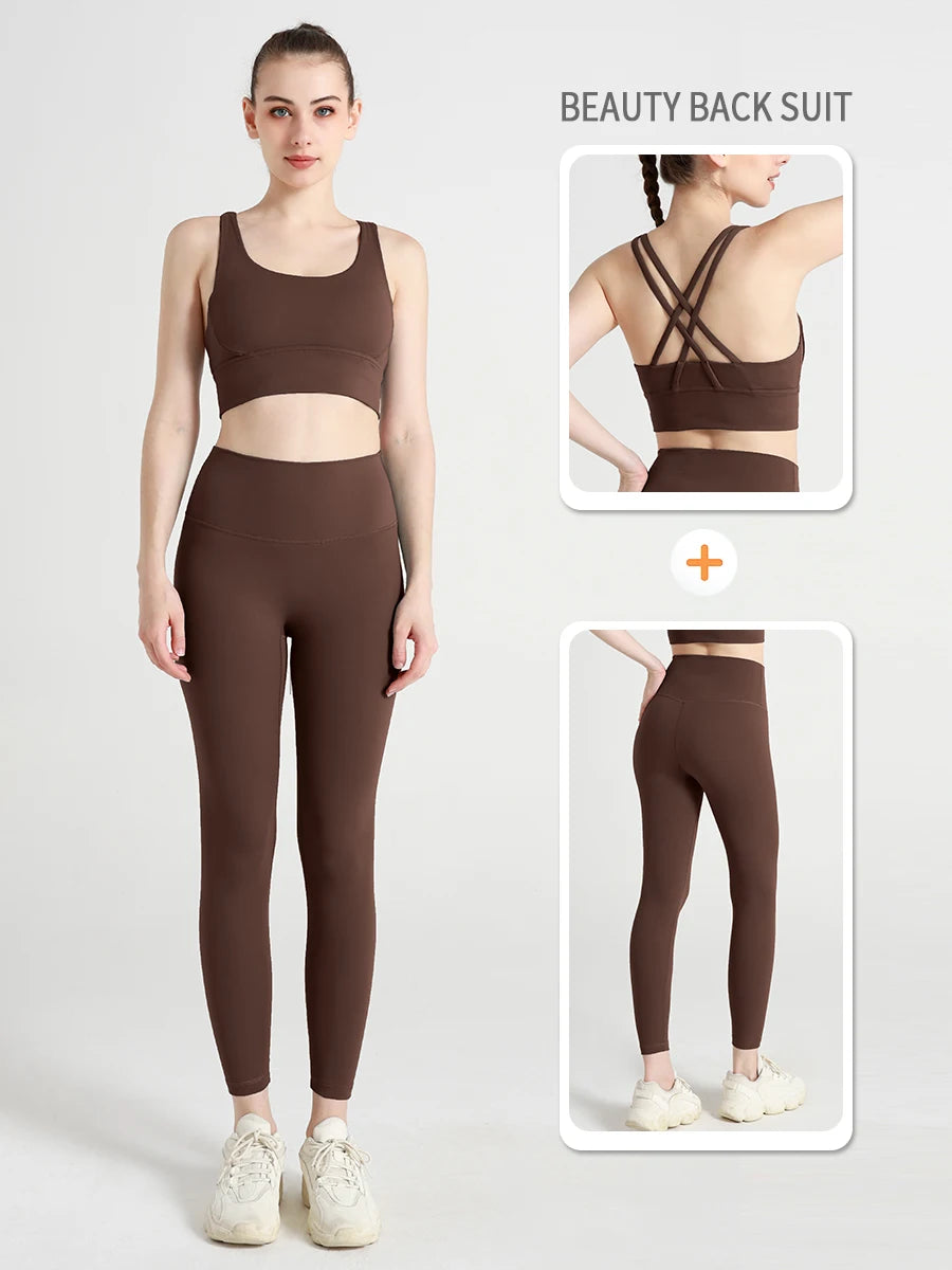 Women’s Yoga Set with Sports Bra