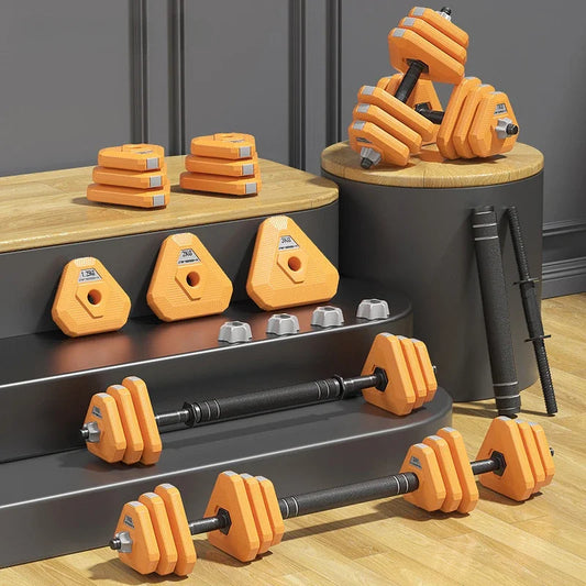 Adjustable Dumbbell and Barbell Set