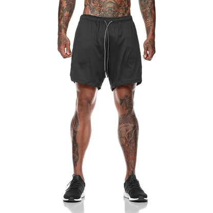 2-in-1 Running Shorts for Gym and Fitness