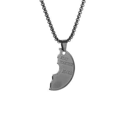 Stylish Dumbbell Pendant Necklace