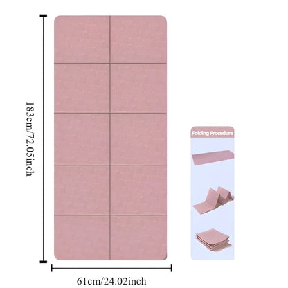 Foldable Non-Slip Yoga Mat