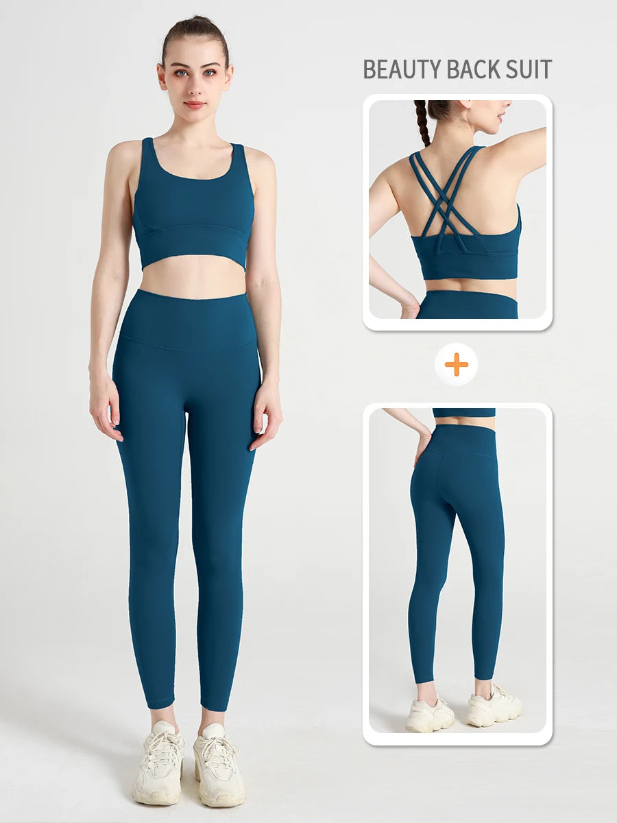 Women’s Yoga Set with Sports Bra
