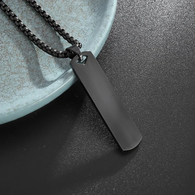 Stylish Dumbbell Pendant Necklace