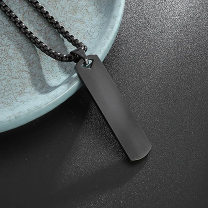 Stylish Dumbbell Pendant Necklace
