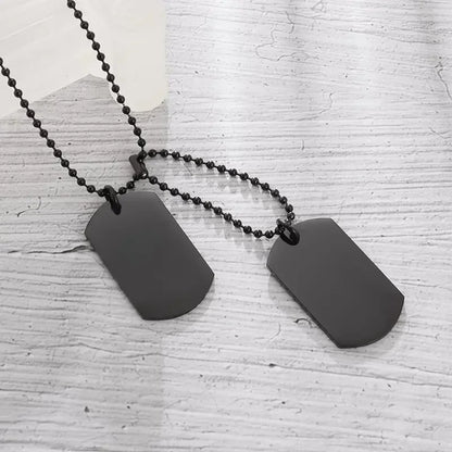 Stylish Dumbbell Pendant Necklace