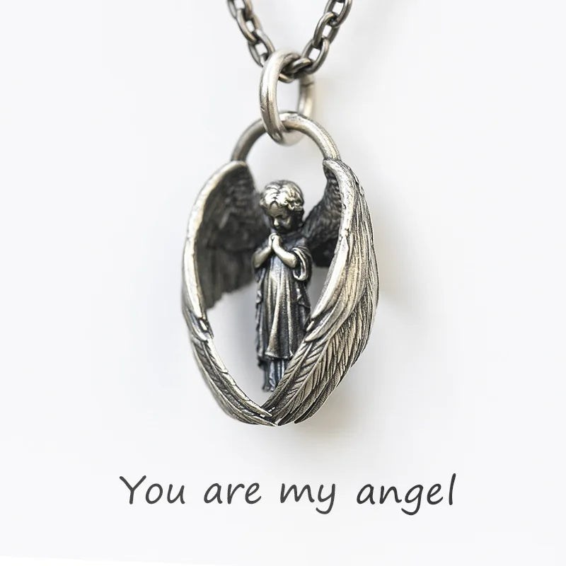 Stylish Dumbbell Pendant Necklace