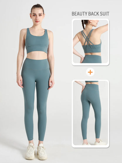 Women’s Yoga Set with Sports Bra