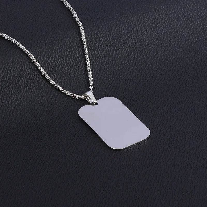Stylish Dumbbell Pendant Necklace
