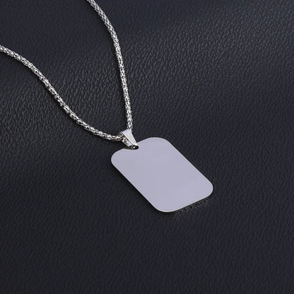 Stylish Dumbbell Pendant Necklace
