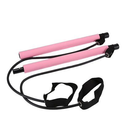 Portable Pilates Bar with Resistance Bands