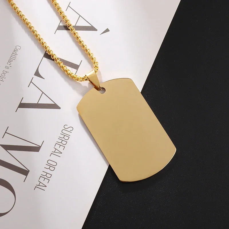 Stylish Dumbbell Pendant Necklace