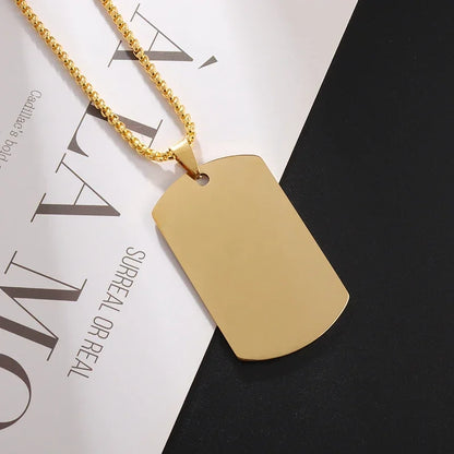Stylish Dumbbell Pendant Necklace