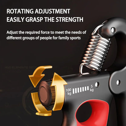 Adjustable Grip Strengthener 5-100kg Hand Expander