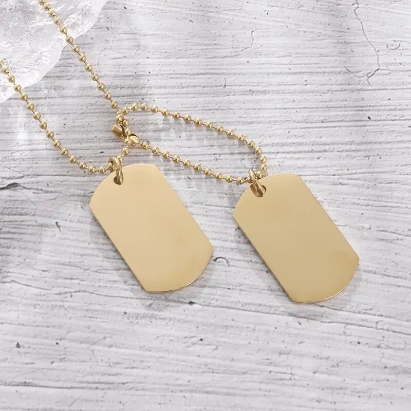 Stylish Dumbbell Pendant Necklace