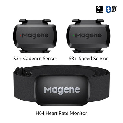 S3+ Speed/Cadence Sensor & H64 HR Monitor