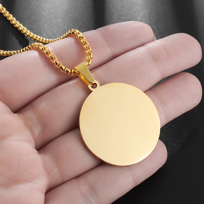 Stylish Dumbbell Pendant Necklace
