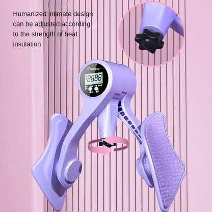 Digital Counter Hip Trainer Adjustable Leg Exerciser