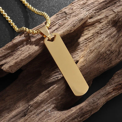 Stylish Dumbbell Pendant Necklace