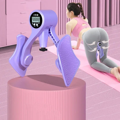 Digital Counter Hip Trainer Adjustable Leg Exerciser