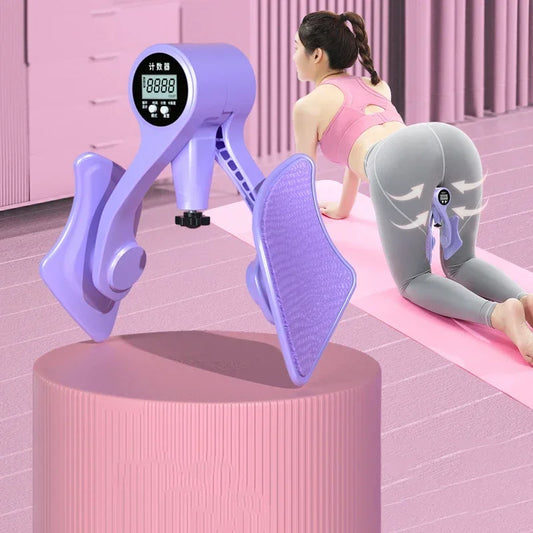 Digital Counter Hip Trainer Adjustable Leg Exerciser