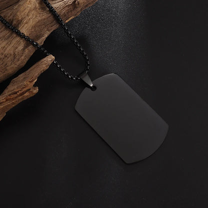 Dumbbell Barbell Pendant Necklace