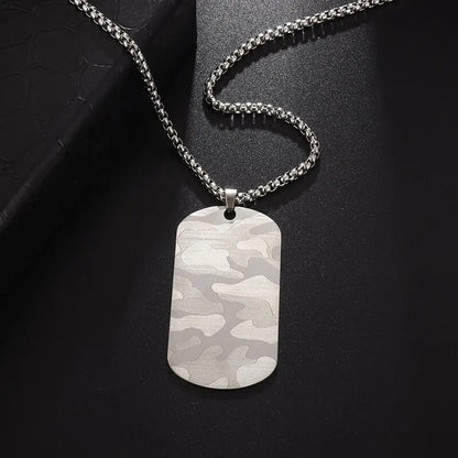 Dumbbell Barbell Pendant Necklace