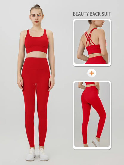 Women’s Yoga Set with Sports Bra