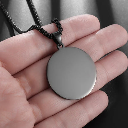 Stylish Dumbbell Pendant Necklace