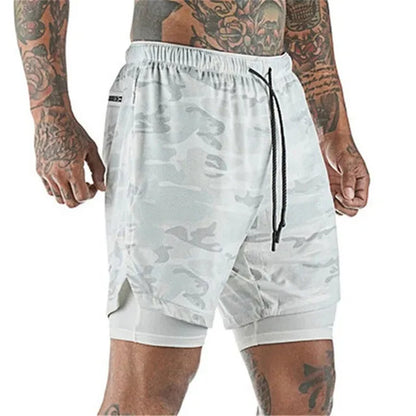 2-in-1 Running Shorts for Gym and Fitness