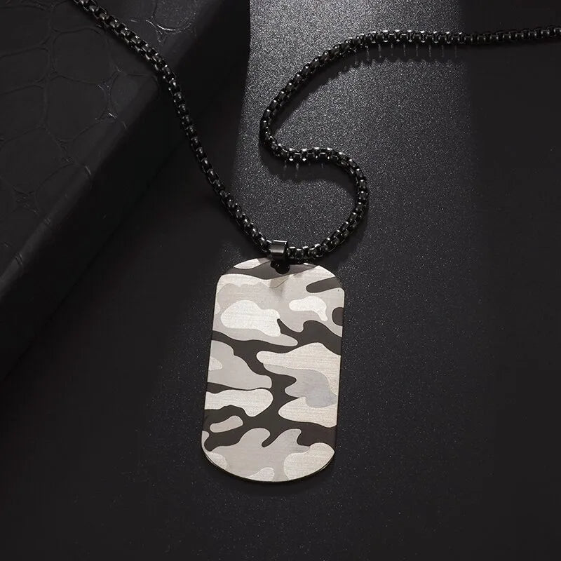 Dumbbell Barbell Pendant Necklace