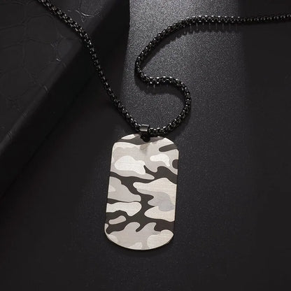 Dumbbell Barbell Pendant Necklace