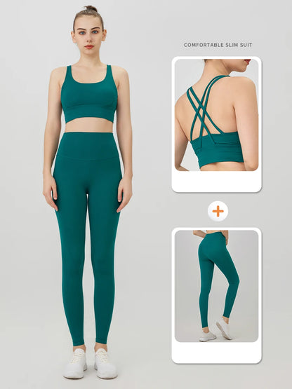Women’s Yoga Set with Sports Bra