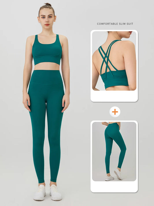 Women’s Yoga Set with Sports Bra