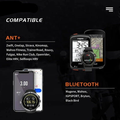 S3+ Speed/Cadence Sensor & H64 HR Monitor